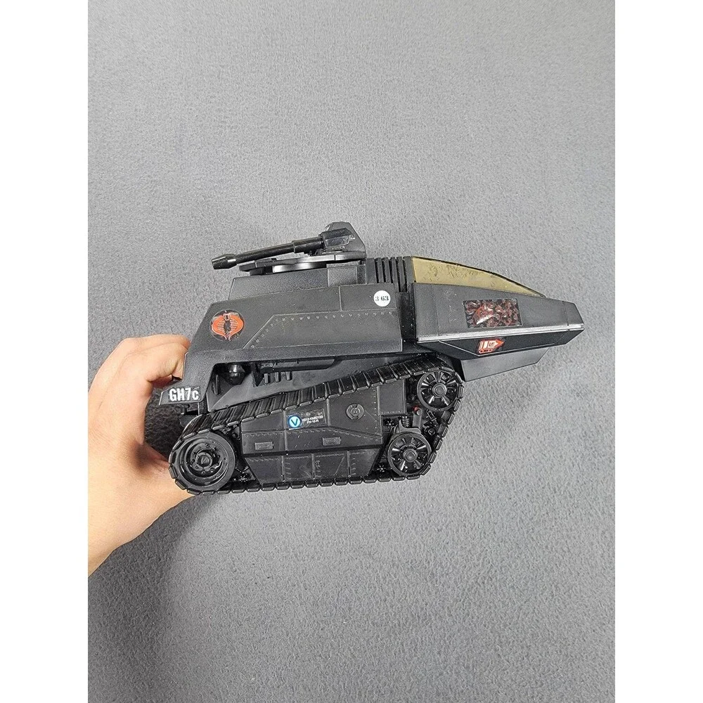 Vintage 1983‎ GI Joe Cobra H.I.S.S. Tank Vehicle Hasbro Black Classic Figure Toy